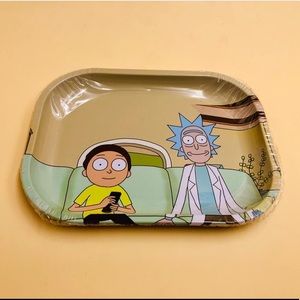 Rick & Morty unique design, metal rolling tray